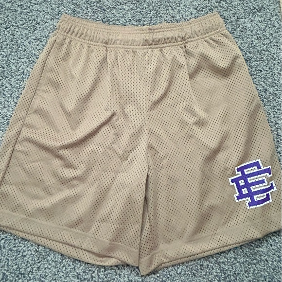 Eric Emanuel EE Basic Short, Gold/Purple, size Large - Picture 2 of 9